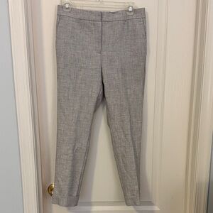 Ann Taylor Light Gray Work Pants Size 4P